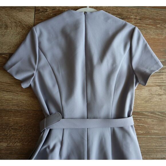 Kay Unger Women's Sz 6 Lilac Purple Ezra Walk Thru Jumpsuit - Picture 4 of 6